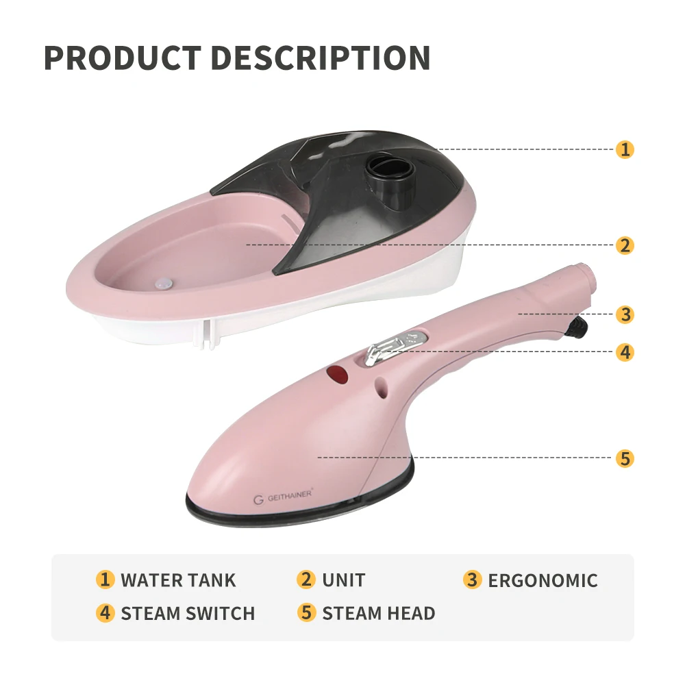 new model easy home laundry professional household clothing vertical steam iron korea with etl