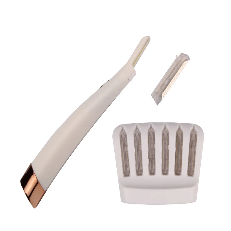 Профессиональное женское электрическое средство для удаления волос бровей, бритва, триммер, инструмент для отшелушивания