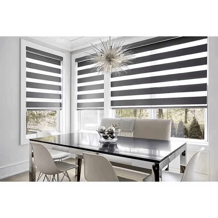 zebra smart blackout shades battery motorized zebra blinds 2022 alexa