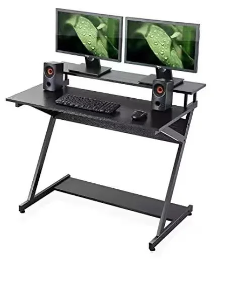 Wholesale height adjustable gamer ergonomic MDF/Steel/PC gaming desk gaming table steel game desk.