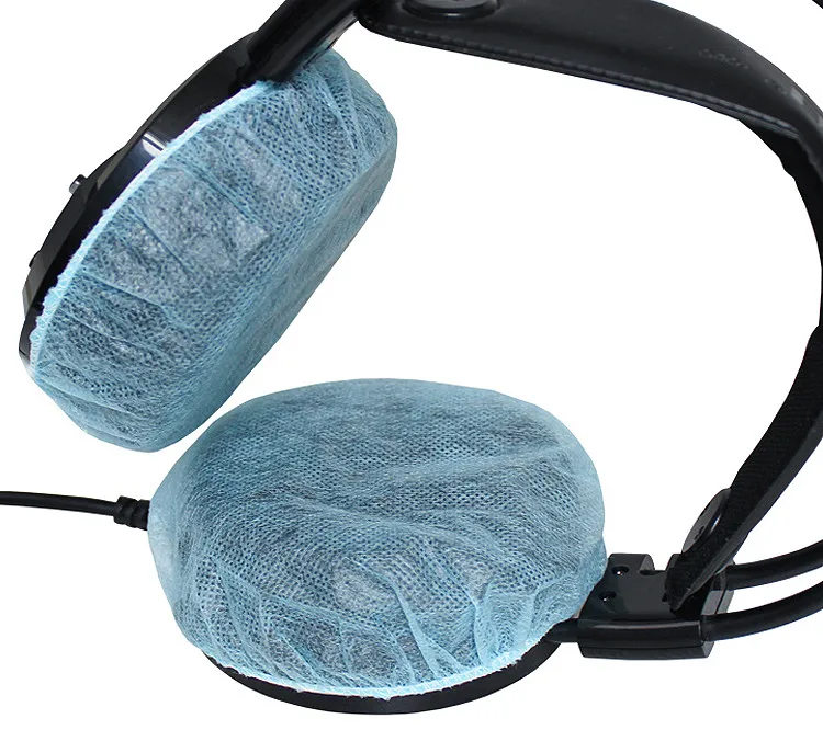 Наушники крышка одноразовые нетканые гигиенические Чехлы для наушников гарнитура для авиакомпании