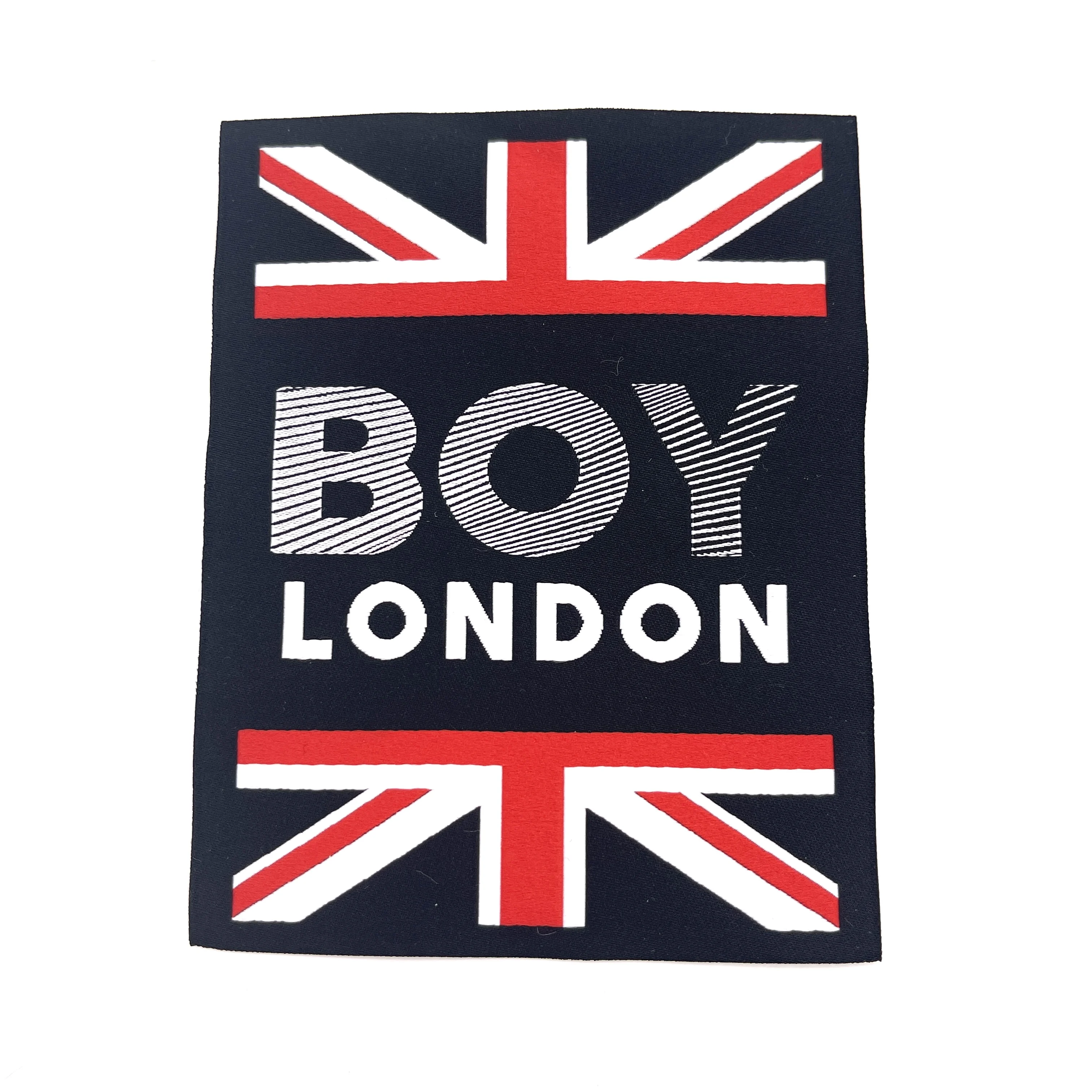 Certificate Brand Name Clothing Garment Tag Damask Soft Polyester Custom Logo Satin Woven Label