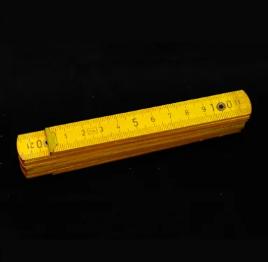2022 New Custom 1M/2M/3M Folding Ruler Logo Printed Wooden Folding Ruler