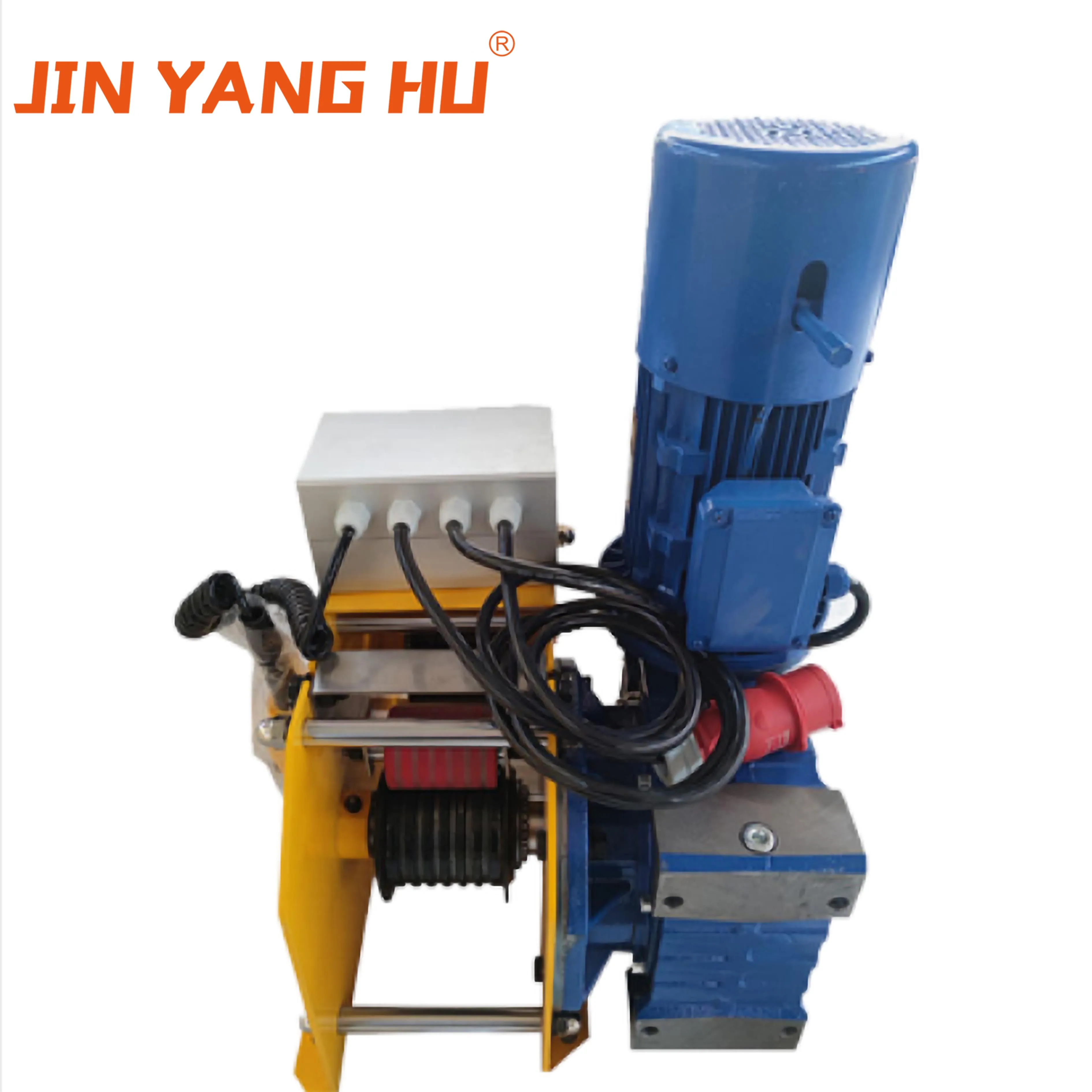 JIN YANG HU Electric Traction Winch with Adjustable Speed Electromagnetic Brake and Worm Gear Grive