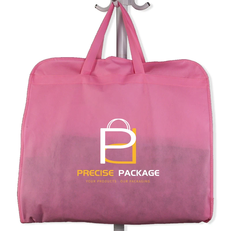 Commercial Hot Pink Padded Woven Garment Bag