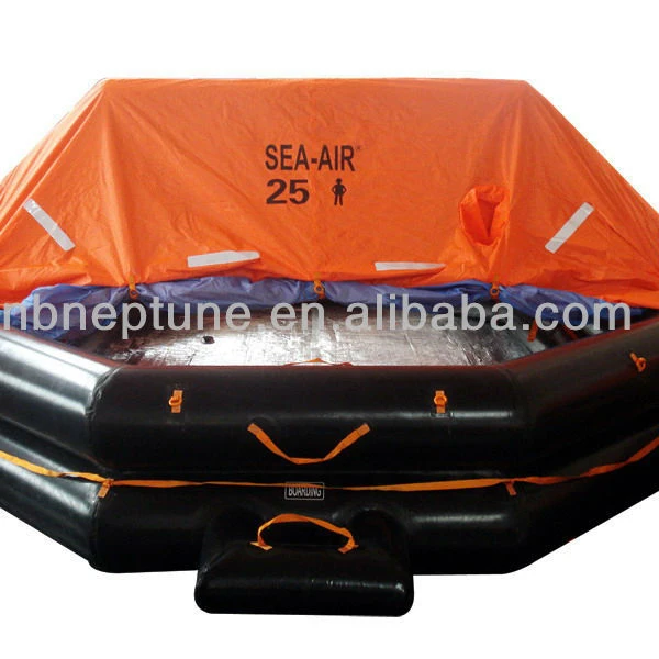 25 man capacity life raft