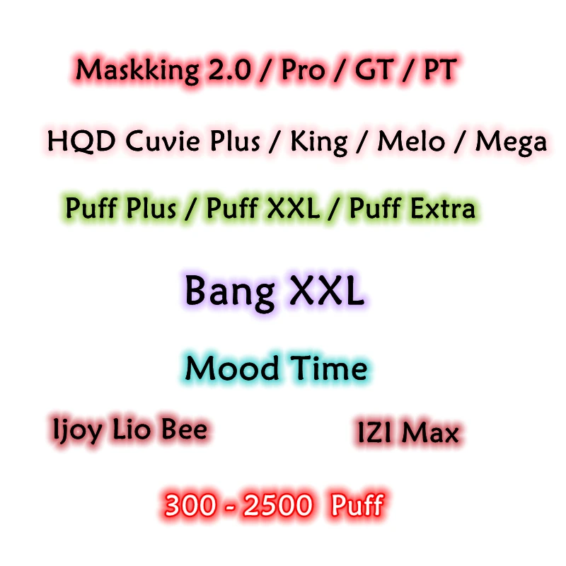 
Best Quality Good Battery IZI Plus Max All Colors For Maskking High Pro GT 2.0 Pod Vape Over 80 Teste Russian English Packing 