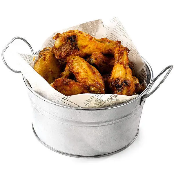 Mini Tinplate Metal Bucket Icing French Fries Tin Pails Chip Bucket Snack Bucket