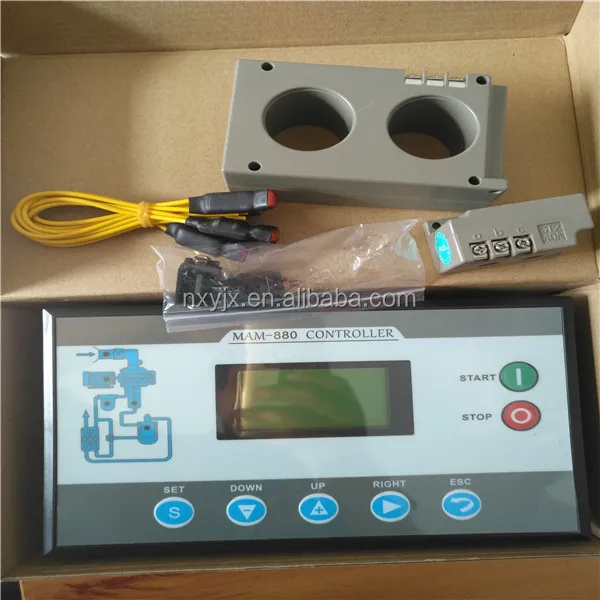 Винтовой воздушный компрессор запасные части панель управления MAM880 контроллер