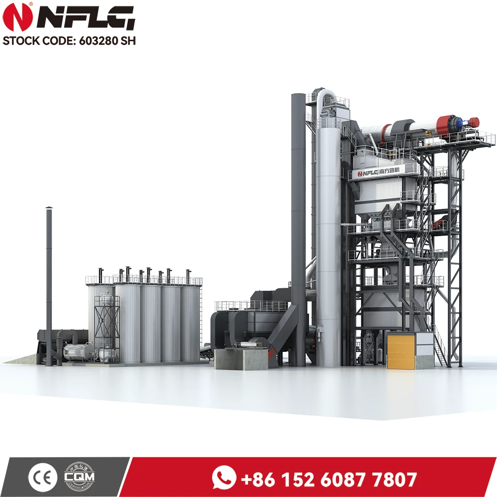 Quality authentic road construction equipment LBNZ2000 hot mix asphalt batching plant for sale