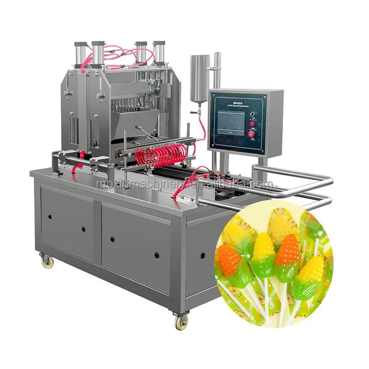 Moxin 3D lollipop Chocolate Sweet Make Cute Fruit Coconut Jelly Candy Mould Form Gummy Machine For Produce Candy