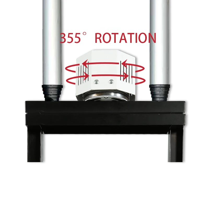 Rotatable degree Smart Projector Lift With Double Steel Telescopic Columns Motorized Projector Ceiling Mount