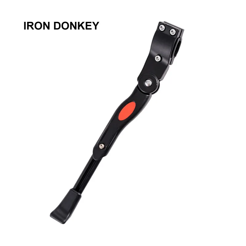 IRONDONKEY Aluminum Alloy Bicycle Stand Adjustable MTB Highway Mountain Bicycle Stand Side Kick Stand Foot Support Bicycle Parts