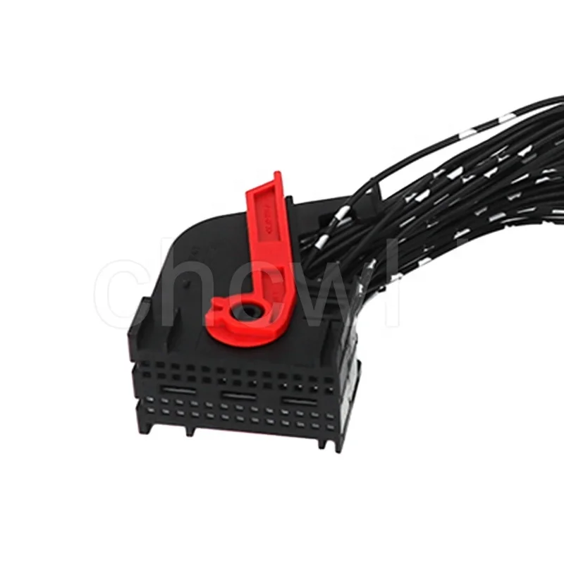 52 Pin Female Automotive Connector plug Cable Assembly Electrical Auto Wire Harness 2209477-1