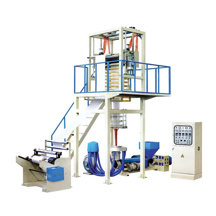 Hot Sale High Productivity Surface Friction Plastic Film Film Blowing Machine Extruder