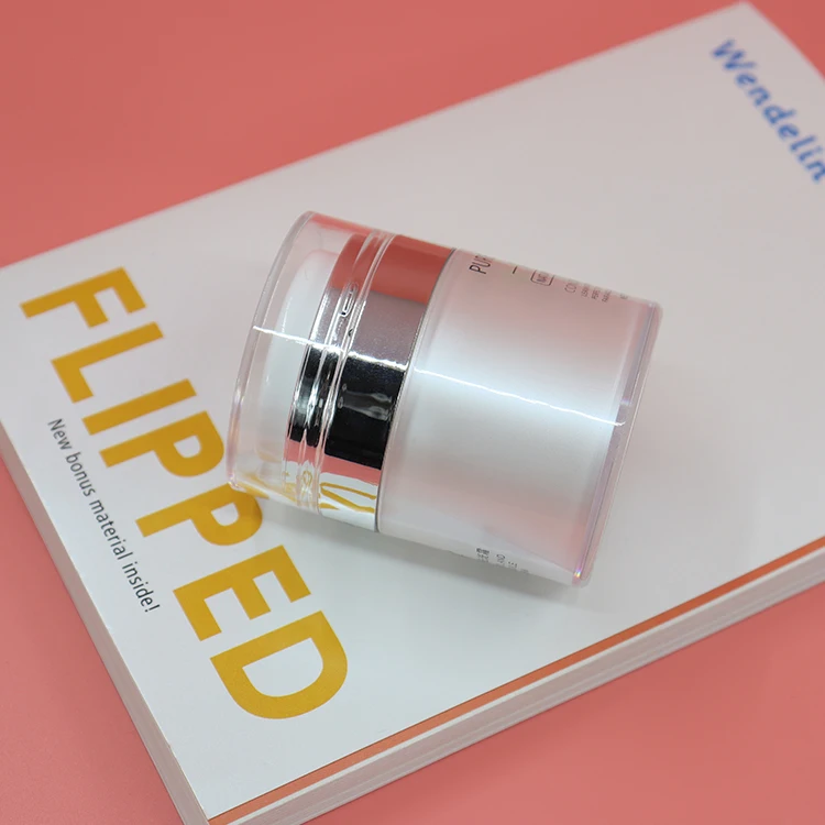 Custom Beauty Containers Small Plastic Cosmetic Jars plastic package lip balm container Pot with Lids