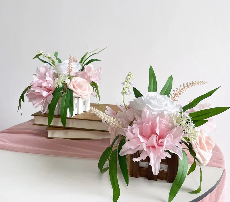 Wedding Decoration Table Centerpiece Flower  Basket Flower Centerpieces Wedding Table Decor