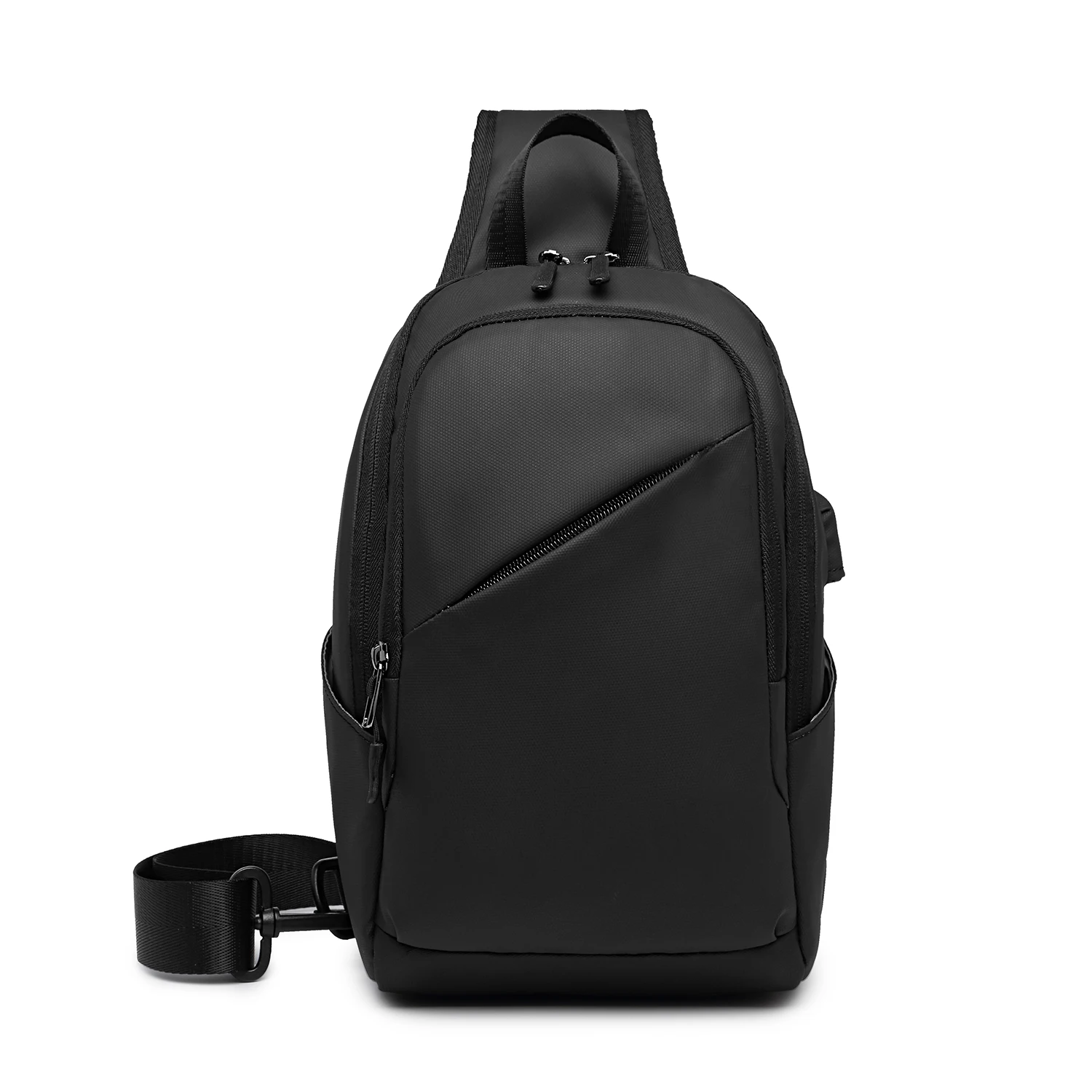 2022 модная мужская сумка через плечо с USB-зарядкой