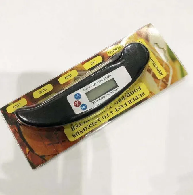 Cheap Kitchen Food Digital Probe foldingThermometer BBQ Meat Instant readings