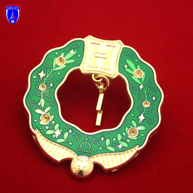 Изготовленный на заказ значок pin имя изготовленный металл брошь золотое покрытие твердым эмалиевым покрытием штырь отворотом с муфтой бабочки