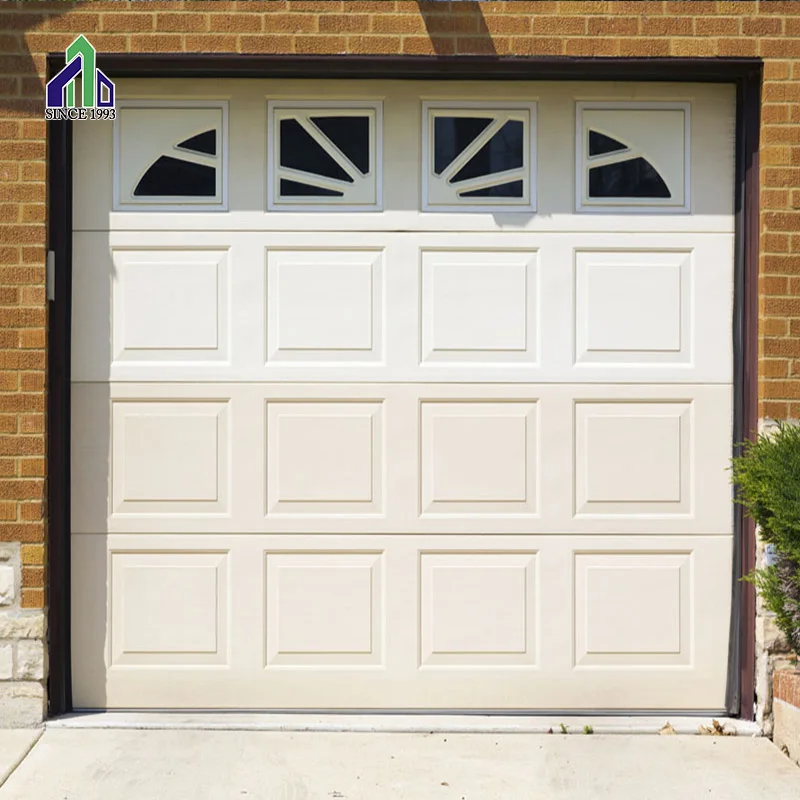 Garage Door Automatic Vertical Warehouse Sliding Garage Door Gate Design Glazed
