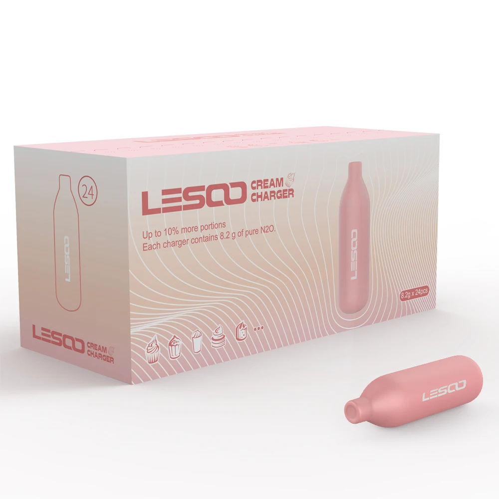 Lesoowhip Food Grade 8G Cream Chargers 8G Wholesale Whipped Cream Charger