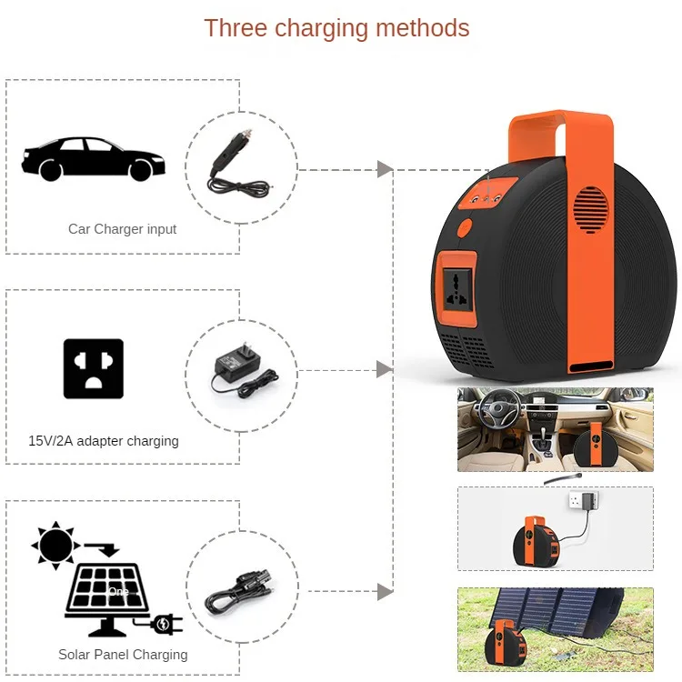 New Arrival 155wh charging station power station 100W for outdoor activities 42000Mah Battery Charger Power Bank with LED light