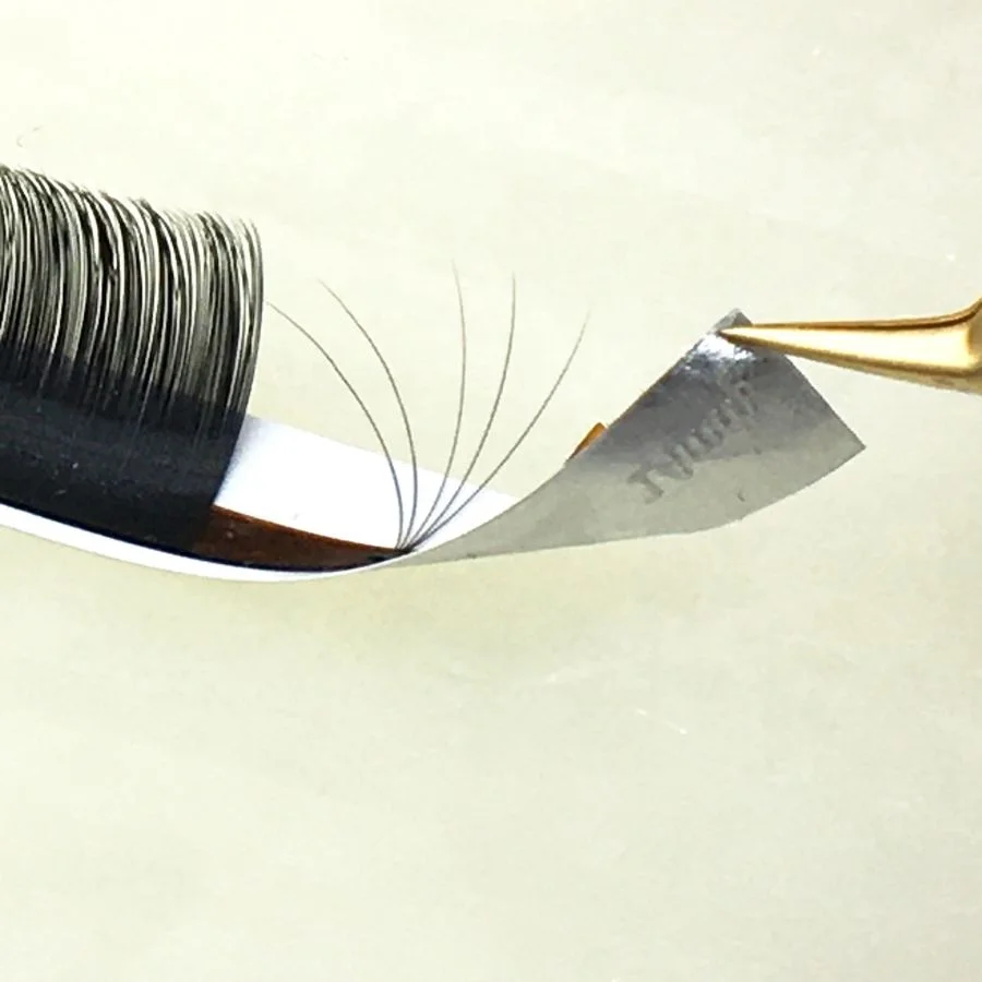 Natural Volume Easy Fanning Faux Mink Dark Black 5-25mm 0.05 Korean Pbt Eyelash Extension Vendor