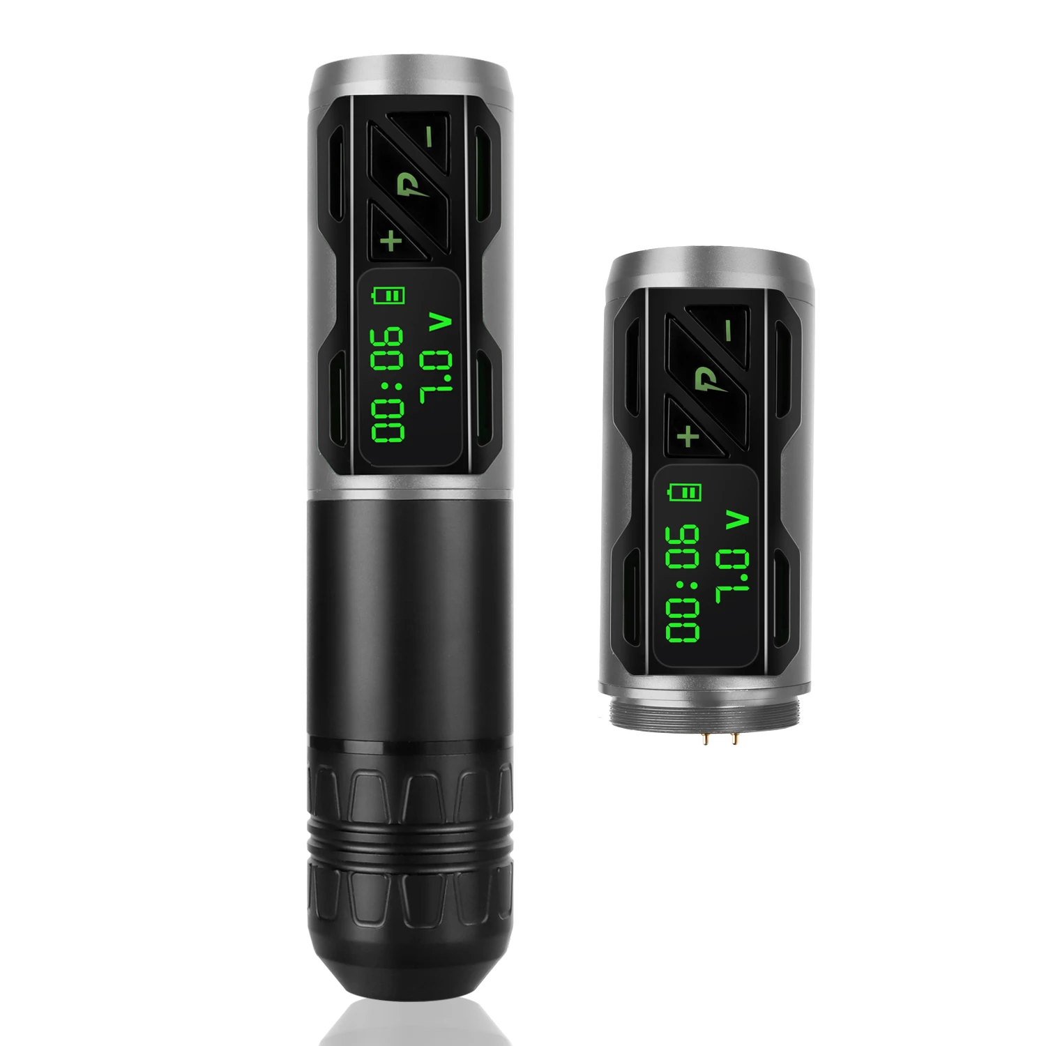 PS2 Rechargeable Rotary Tattoo Machine LED Display Tattoo Tools Strong Motor 1800 mAh Rotary Tattoo Gun for bady art