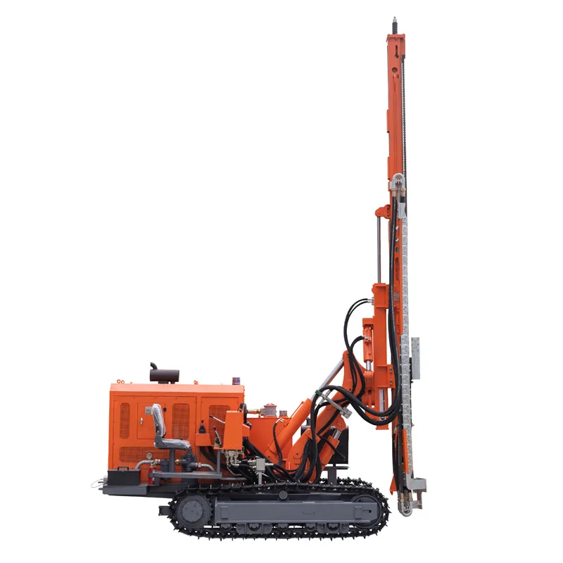 Sheet Pile Driving Machine Helical Pile Installation Equipment Ramming Machines For Solar Pv Plant