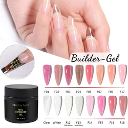 15 colours Private Label Oem Construction Uv Function Nail Extension Painless Gel Builder