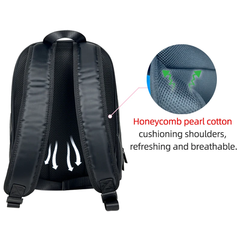High Quality Water Resistant LED Backpack for Smartphone Connection Low Price Perfect for Cycling
