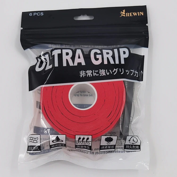 Hot selling non slip and tacky Grip 102EX-6XP Tennis and Badminton Rackets overgip in bulk