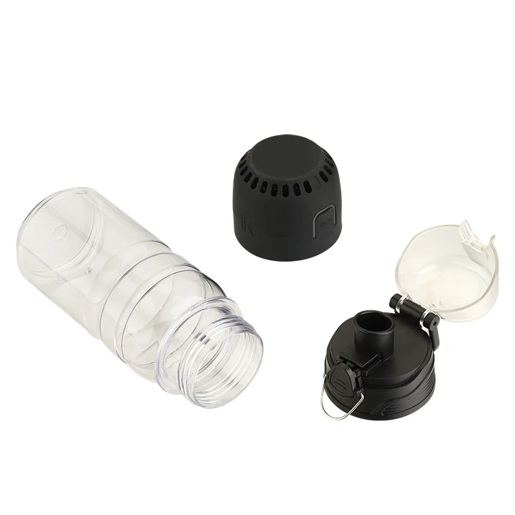 
Factory price plastic mini music speaker smart water bottle with lid 