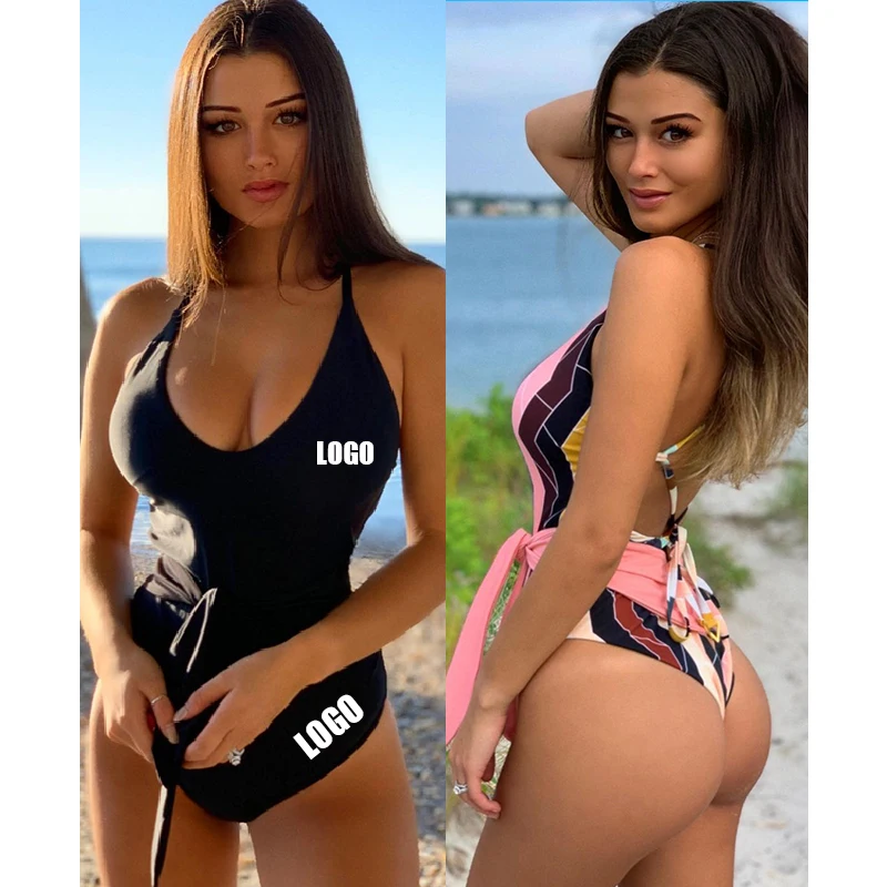 Free Shipping Bandeau Bikini Women Solid Color Swimwear Tie Side G string Swimsuit Extreme Micro Bikini Models Bathing Suit