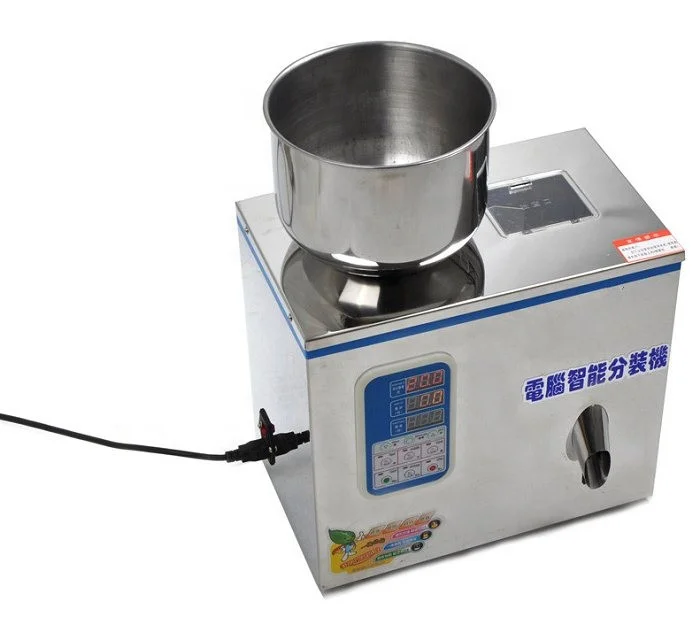 Manual powder tea candy granule weighing filling machine