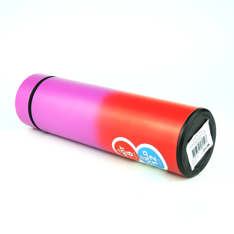 500ml LED Smart Temperature display Reminder termos Vacuum insulation Stainless Steel Water Bottle with Custom