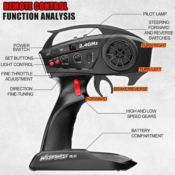 2.4ghz 4x4 Hobby Remote Control Car Rc Truck And Traile Toys Climbing Off-Road Vehicle 1/10 Rc Rock Crawler
