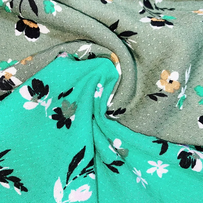 New product 100%rayon 60S 90*88 jacquard star print plain woven