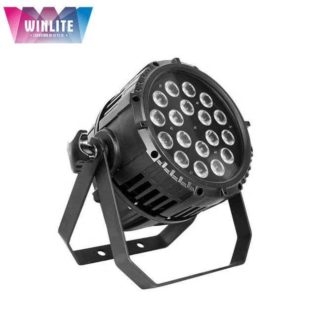 Winlite IP65 outdoor 18x10w 4in1 RGBW aluminum led par 64