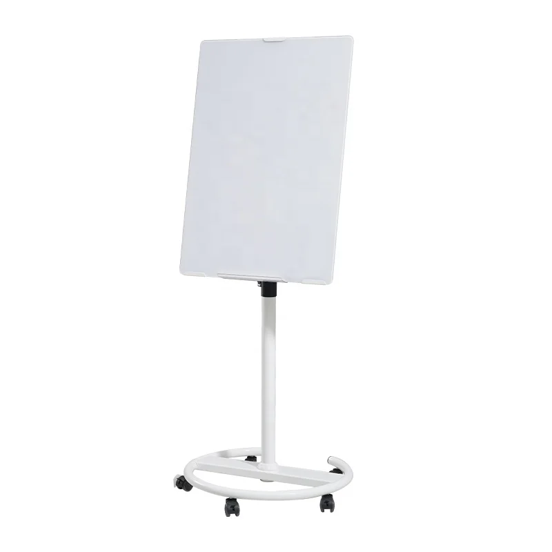 Office notice board design magnetic whiteboard stand with wheels