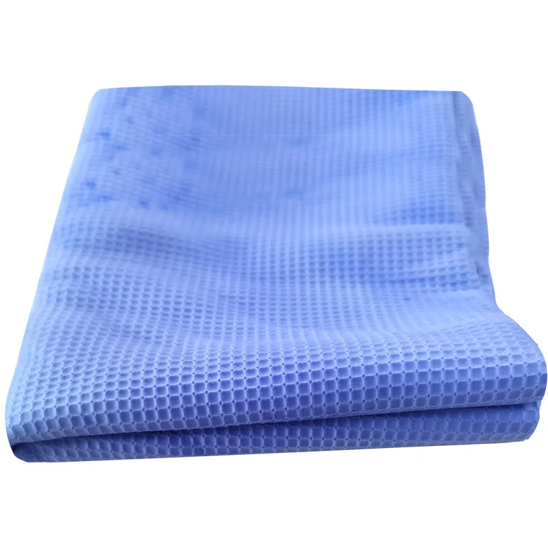 Synthetic Waffle Chamois Towel 3D PVA Car Washing Cloth Super Absorbent Soft Cleaning Cooling Towel for Sports Cars Pets Boats