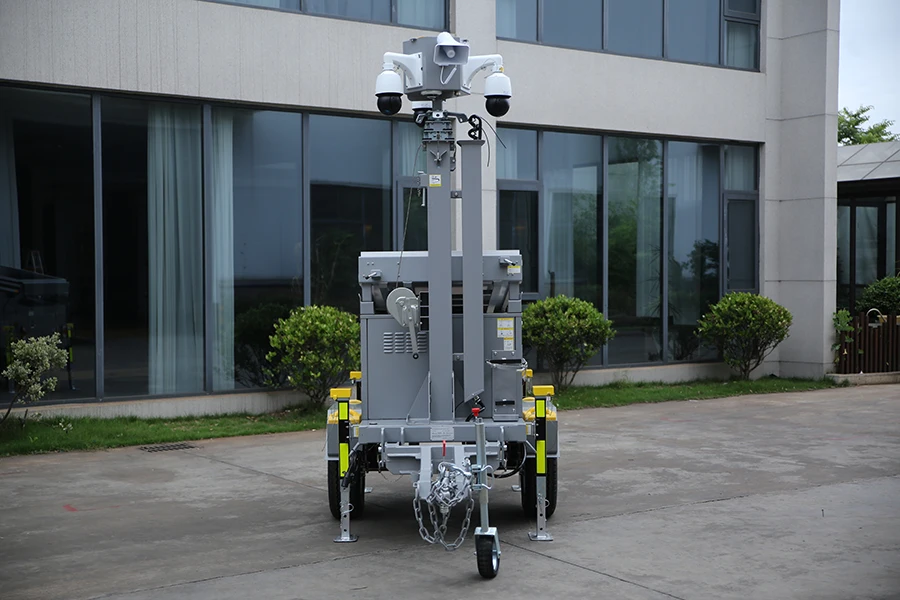 Mobile Solar CCTV Trailer