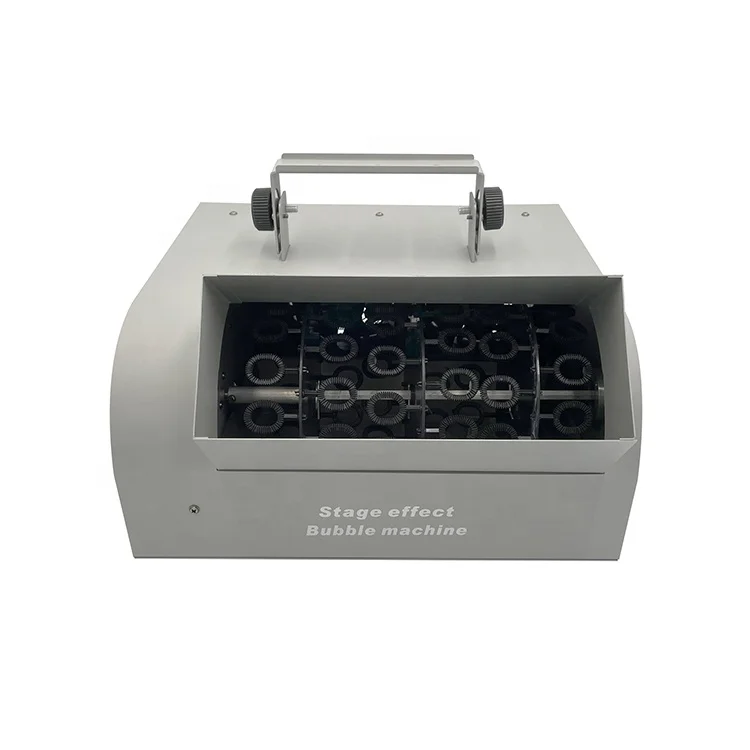 100w DMX Roller Bubble Machine Wireless Remote Control with Double Blower Fans for Indoor Outdoor Wedding Stage Birthday Party