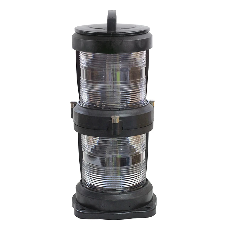 CXH-101P CXH3-101P plastic IP56 double-deck ship masthead light 370421 24V 110V 220V marine night boat navigation signal light