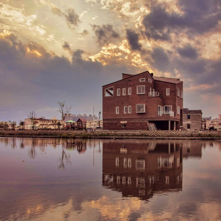 
Eco Waterproof Wallboard Wood Wall Panel Outdoor Integrated Resysta Exterior Wall Cladding 