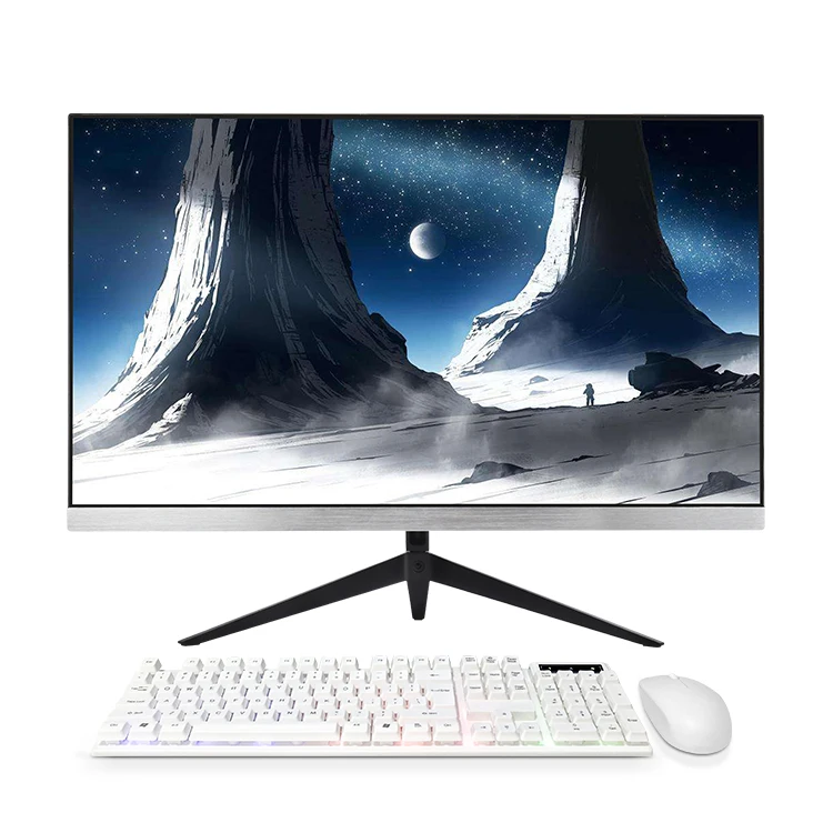 China Manufacturer 23.6 24 inch Pc Mini 8g Ram 256g Ssd i3 i5 i7 i9 CPU Oem Pc All In One All-in-one Pc