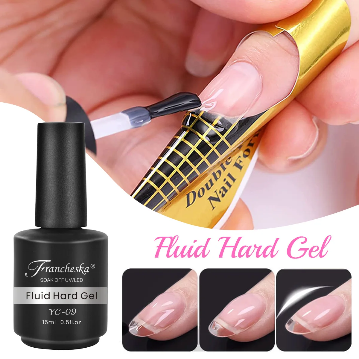 Builder UV Gel in a Bottle Fast Extending UV Poly Gel Liquid Builder for nail stretching