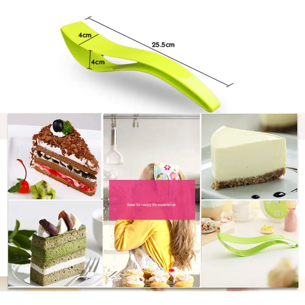 Pie Cutters Small Cake Slice Kitchen Plastic Gadget Pancake Cutter Cake Pie Slicer Sheet Novel Practical Cooking Baking Tools