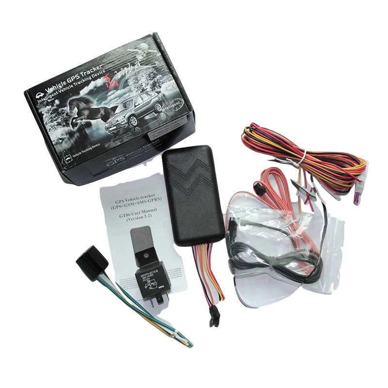 Hot sale accurate vehicle tracker manual acc ignition detection gt06 panic button gps car scooter gps tracker